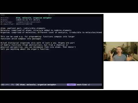 EmacsConf and Emacs hangouts and 2 more