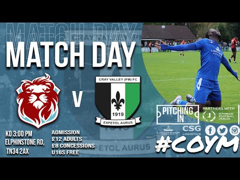 Cray Valley FC Highlights - Hasting United FC vs Cray Valley (PM) FC