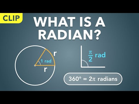 What Is a Radian? Radians vs Degrees (Clip) | Physics - Basics