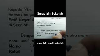 Download lagu Surat Izin Sekolah Contoh surat dengan tulisan tangan mp3