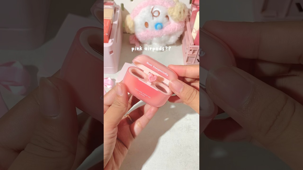 cute airpods lippie #lipgloss #lipstick #cbeauty #cute #aesthetic #airpods #kpop #viral #makeup