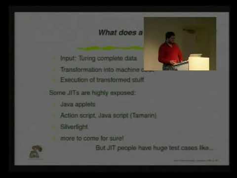 24C3: Just in Time compilers - breaking a VM