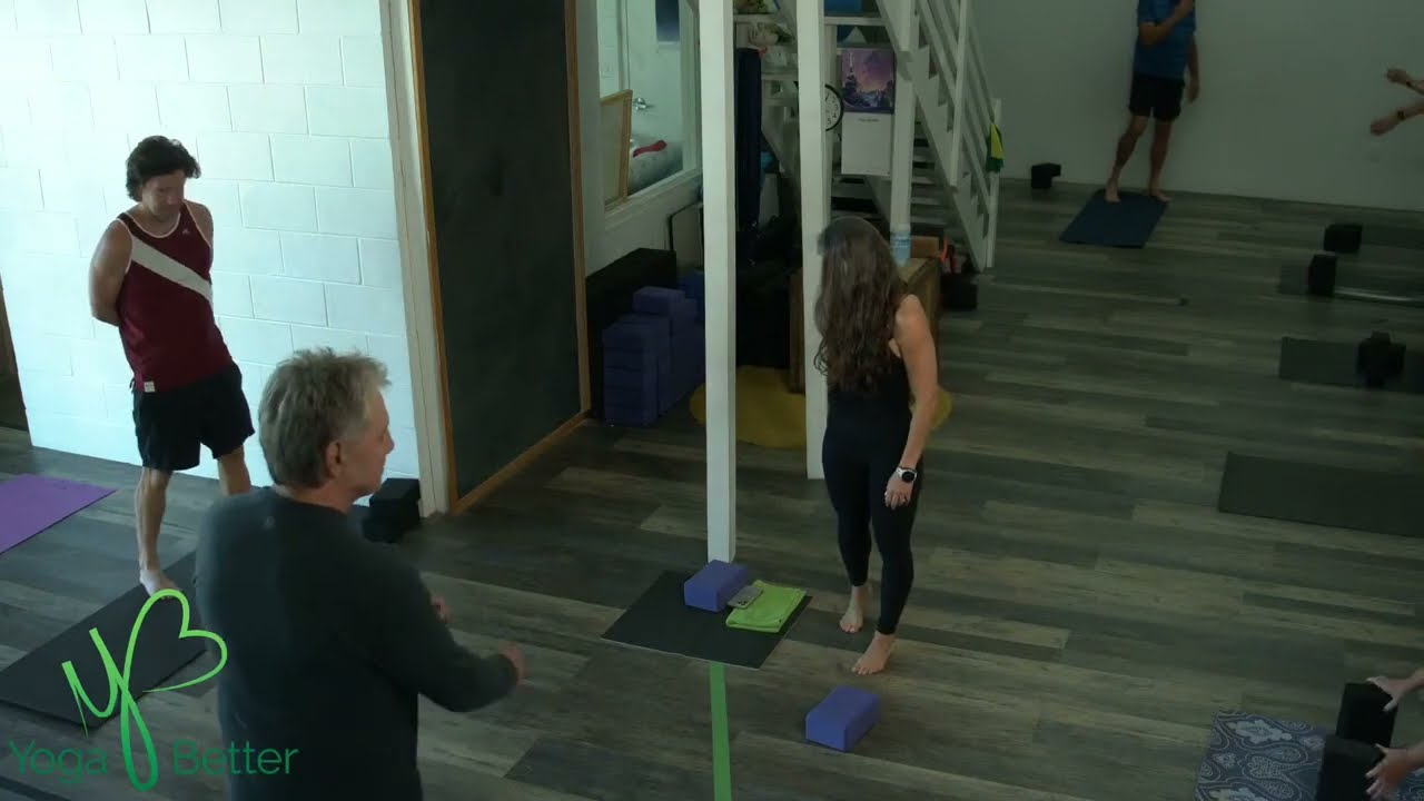 Level 1 - 9am w/ ANDRIA 8.26.24 YOGA BETTER ON LINE! (class starts @ 00:08:35;' ends @ 01:08:01)