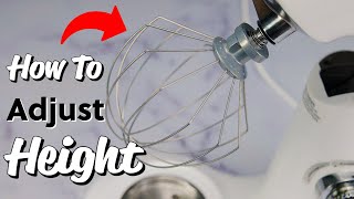 How to Adjust Stand Mixer Height - Easy Simple Alternative