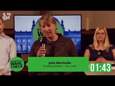 Bundestagswahlcheck 2021 - Abschlussworte von Julia Marmulla (Die Linke)