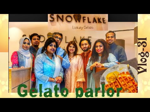 Snowflake luxury gelato খেতে কেমন |UK life|kishwar Munia|ice cream |