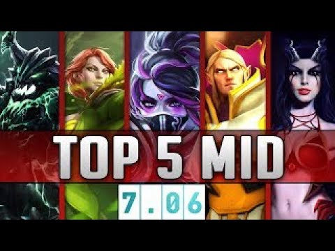 Top 5 Mid in 7.06 Meta | Dota 2