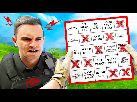 FRUSTRATING Players In WARZONE BINGO