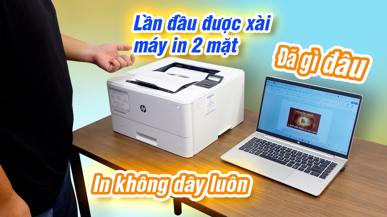 Duy Luân giới thiệu máy in HP LaserJet Pro 4003dw Printer (2Z610A)