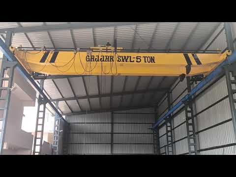 Gajjar single girder eot cranes