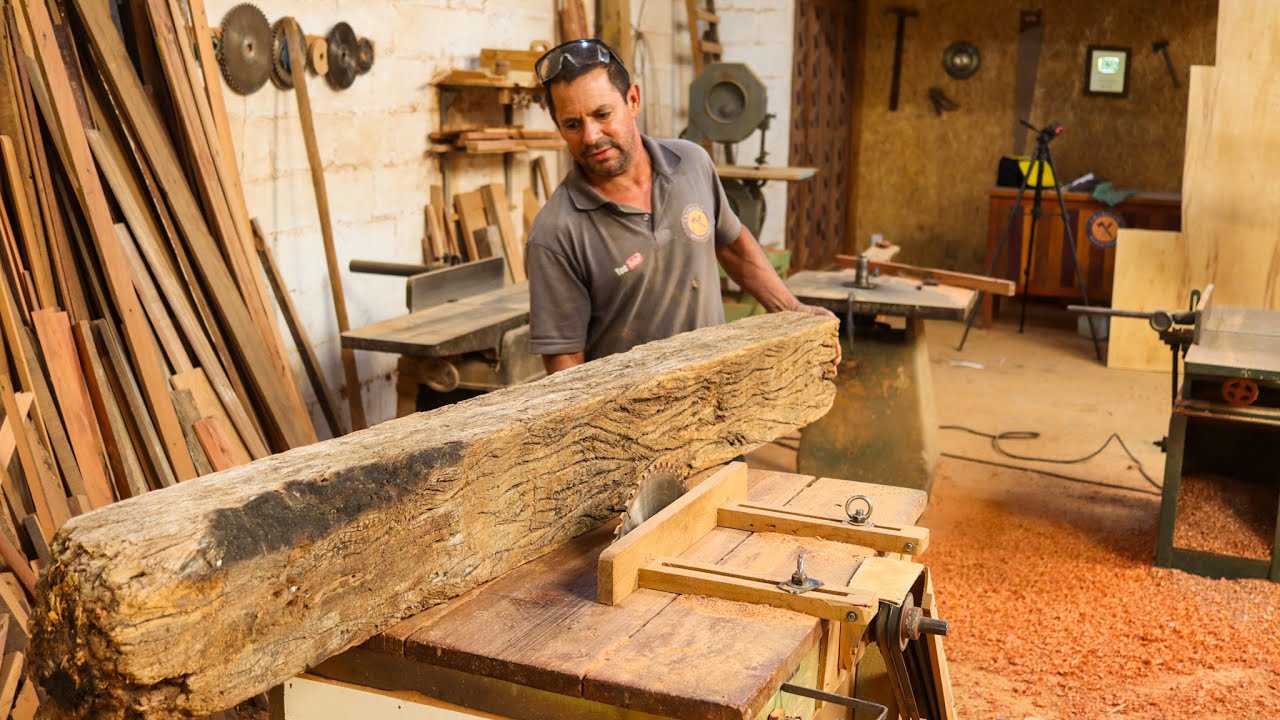 ESSE MARCENEIRO FEZ UM DIAMANTE NA SERRA FITA
