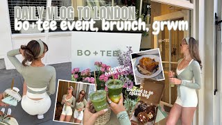 DAILY VLOG | spend the day in london with me | Bo+Tee matcha event, The Laundry Brixton brunch, GRWM
