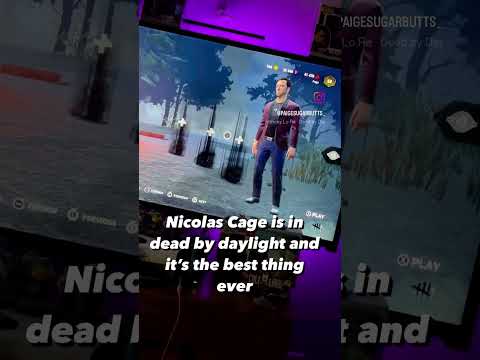 Nicolas Cage is in dead by daylight! #gaming #deadbydaylight #nicolascage #videogames