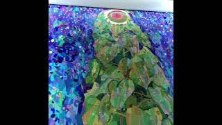 Elwida - „Die galaktische Sonnenblume – Adaption (G. Klimt)“, 100 x 80 cm, Öl auf Leinwand, 2019
Video gefilmt mit KiraKira+