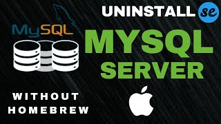 How to Uninstall Mysql Server On Mac Without Homebrew | Mac M1 | Mac M2