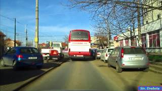 Romania. Driving in Timişoara: Chişoda - Iulius Mall. Timelapse 2x