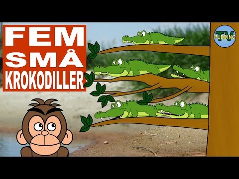 Fem små krokodiller - Norske barnesanger
