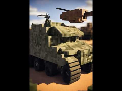 American tank #usa #Tank #BlockyBattles #Minecraft #viral #battle