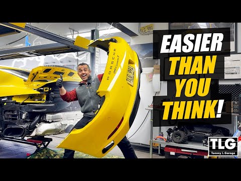 Porsche 911 Rear Bumper Cover Removal: EASY! (991.2 Carrera)