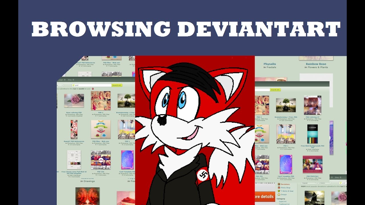 Browsing Deviantart: Sonic Hitler and More!