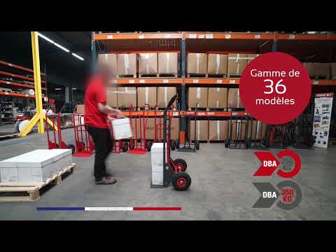 Diable avec assistance au basculement - capacité utile 350 kg FIMM