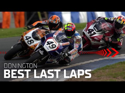 The best LAST LAP SHOWDOWNS from Donington Park | #GBRWorldSBK