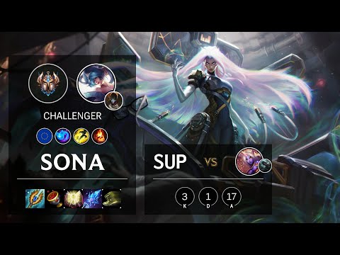 Sona Support vs Soraka - EUW Challenger Patch 10.19