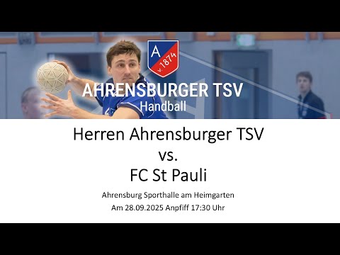 Handball OL Herren Ahrensburger TSV vs. FC St Pauli am 28.09.2025 17:30 Uhr