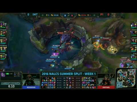 Liên Minh Highlights IMT vs P1 Game 1   LCS NA Summer 2016 05 06 2016   Immortals vs Phoenix1
