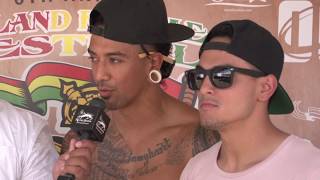 Backstage interview with Tribal Theory at the 6th Annual Island Reggae Festival