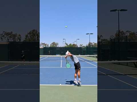 D1 Player takes down 10.5 UTR! #tennis #shorts