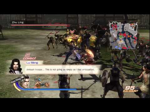 Wu Story Mode Stage 3-2 Battle of Hefei - Part 1 Dynasty Warriors 7 HD