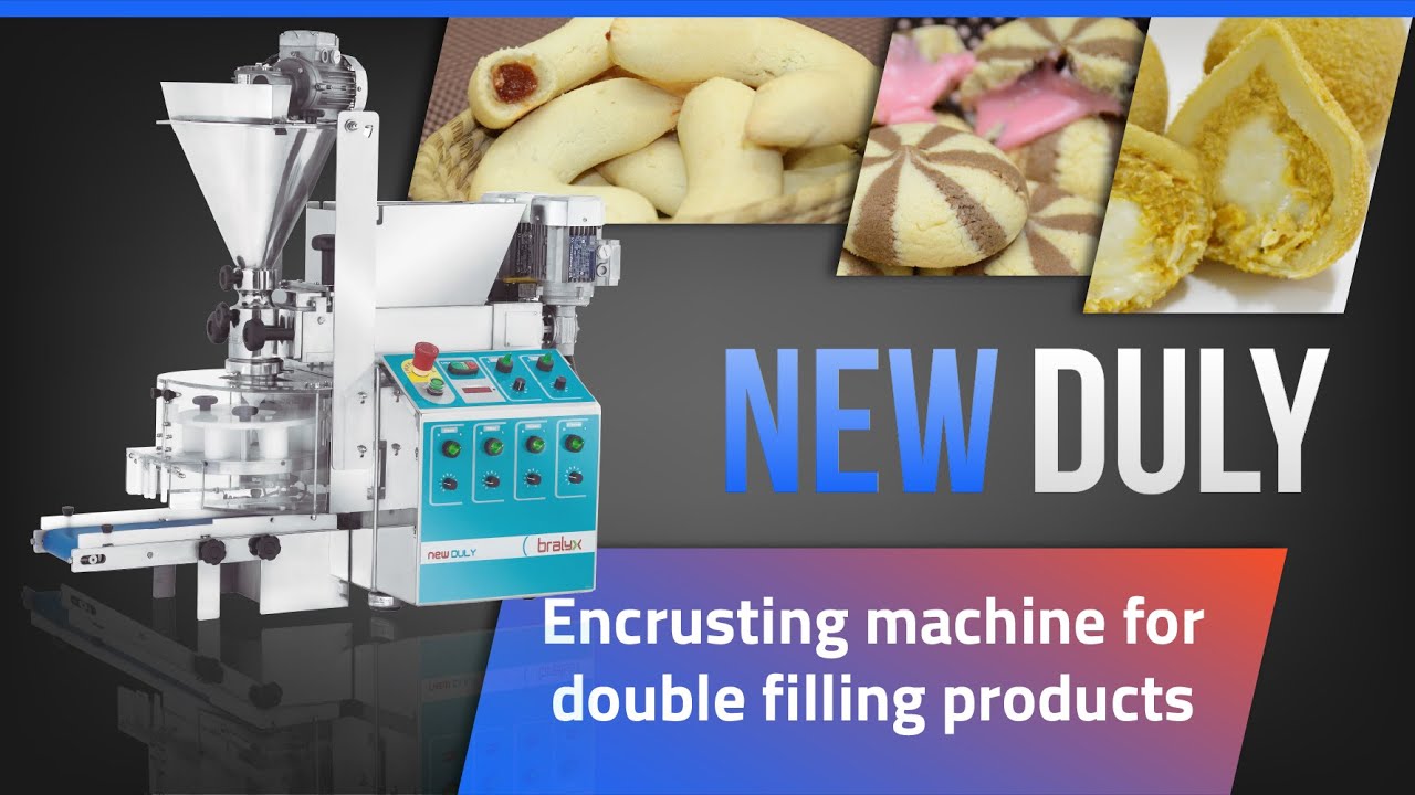 Video of NEW DULY Encrusting Machine for Double Filling Products