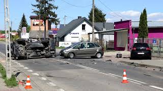 Tragiczny wypadek na Lubiejewskiej, dwie osoby nie żyją, trzy trafiły do szpitala. Sprawca wypadku uciekł z miejsca zdarzenia