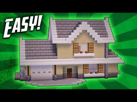 Minecraft: How To Build A Suburban House Tutorial