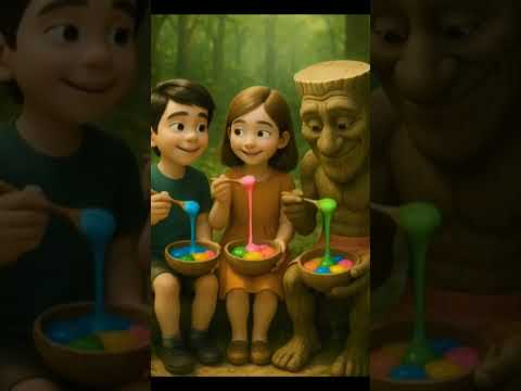 “Kids Meet & Eat With Tung Tung 🌳✨”#shorts #asmr #squidgame #animation