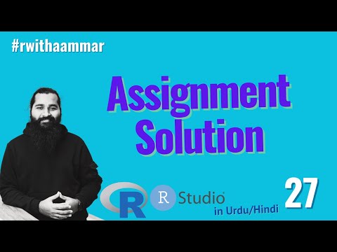 R with Aammar is back with more power R programming complete course in Urdu Hindi