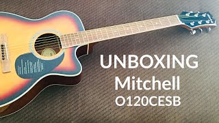 Video thumbnail for UNBOXING Mitchell O120CESB Guitar Acoustic Electric by Florentin Tise Plus