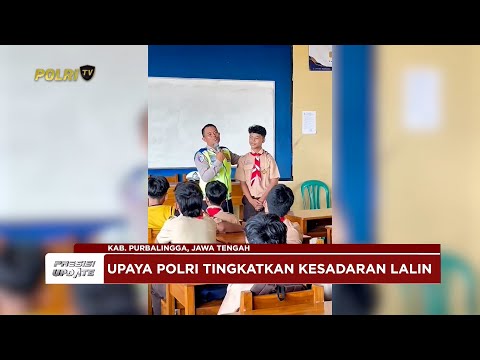 PRESISI UPDATE: SATLANTAS POLRES PURBALINGGA EDUKASI ATURAN LALU LINTAS DI SEKOLAH 21/04/25 (08.00)