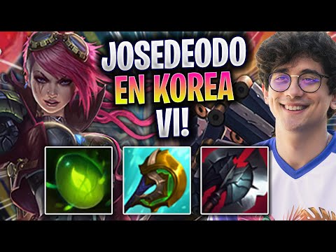 JOSEDEODO JUGANDO VI EN KOREA! - EST Josedeodo Juega Vi Jungla vs Sejuani! | Preseason 2023