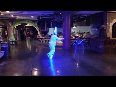 LED Cyr Wheel Love (on the brain)