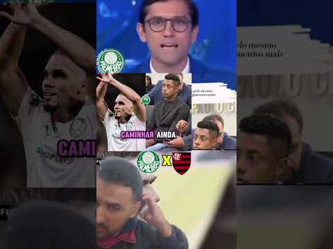 💥NETO PERDEU ALINHA COM FLAMENGO X PALMEIRAS #flamengo #palmeiras #futebol #shorts