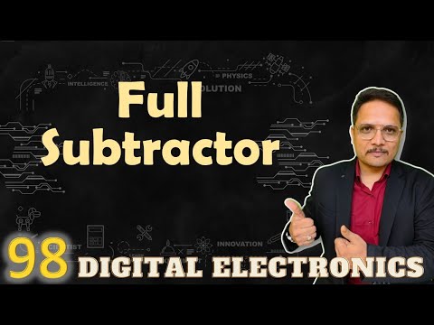 Full Subtractor Working Truth Table and Circuit Combinational circuit in Digital Electronics