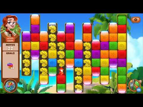 Lost Island Blast Adventure Level 1184 NO BOOSTERS - A S GAMING