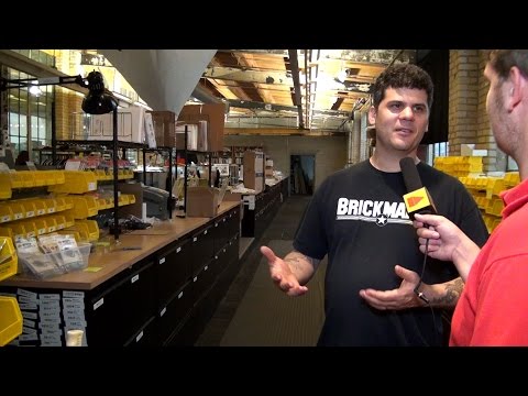 Brickmania headquarters tour Video