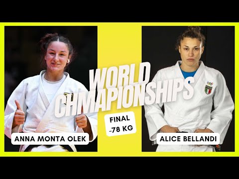 Anna Monta OLEK VS Alice BELLANDI World Senior Championships 2025 Hungary Gold medal contest -78 kg