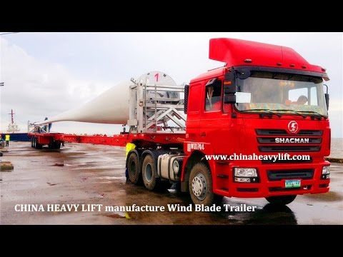Wind Blade Trailer from CHINA HEAVY LIFT