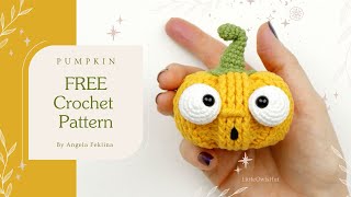 Adorable FREE Crochet Pumpkin Pattern Tutorial - Step-by-Step for Halloween & Fall Decor! by Feklina