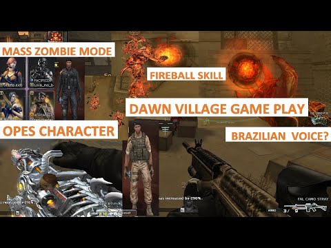 OPES Character & Dawn Village Mass Zombie Mode Game Play in CrossFire Philippines August 2020