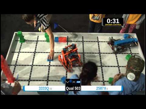 VEX IQ Qualification Match 503 - Discobots 2587x (264pts)